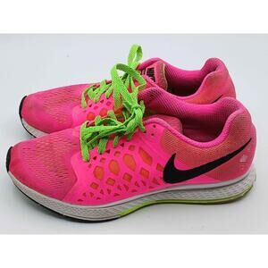 Women's  Nike Air Zoom Pegasus. Pink, Lime & Black. Size 8.5.  $65.